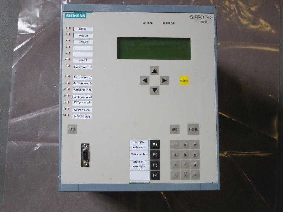 Siemens 7SD5221-4AA39-0DJ0/GG  "Protection Relay"