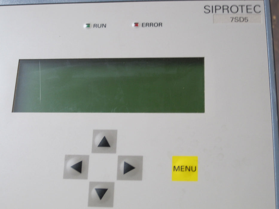 Siemens 7SD5221-4AA39-0DJ0/GG  "Protection Relay"