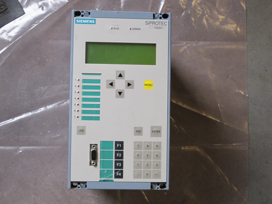 Used, Siemens 7SD6105-2BB09-0BA0/EE  "Protection Relay "