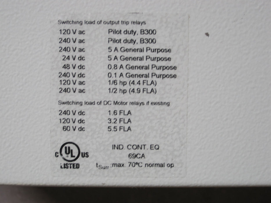 Used, Siemens 7SD6105-2BB09-0BA0/EE  "Protection Relay "