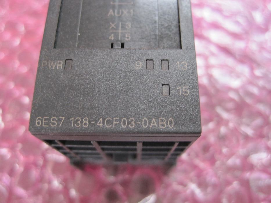 Siemens 6ES7 138-4CF03-0AB0  "Power module"
