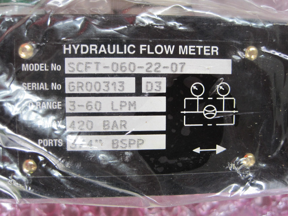Parker SCFT-060-22-07  "Flow meter"
