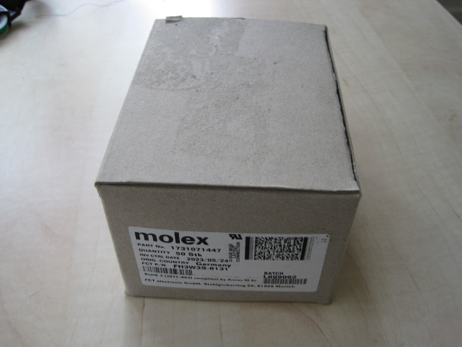 Molex 1731071447  "Connector 50 Pcs."