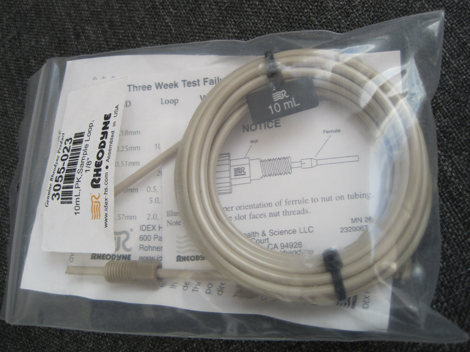 Rheodyne 3055-023  "Sample loop"