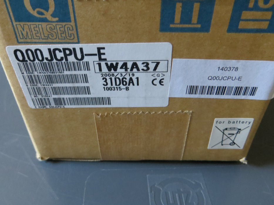 Mitsubishi Electric Q00JCPU-E "PLC CPU module"
