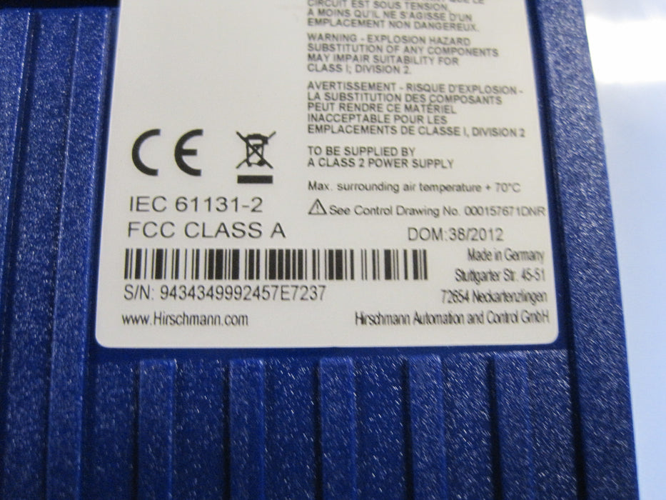 Hirschmann RS20 1600M2T1…  "Ethernet switch"