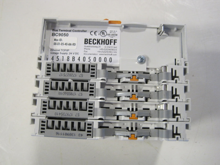 Beckhoff BC9050  "Bus Terminal Controller"