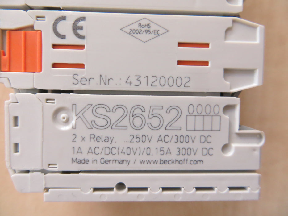 Beckhoff KS2652  "relay output"