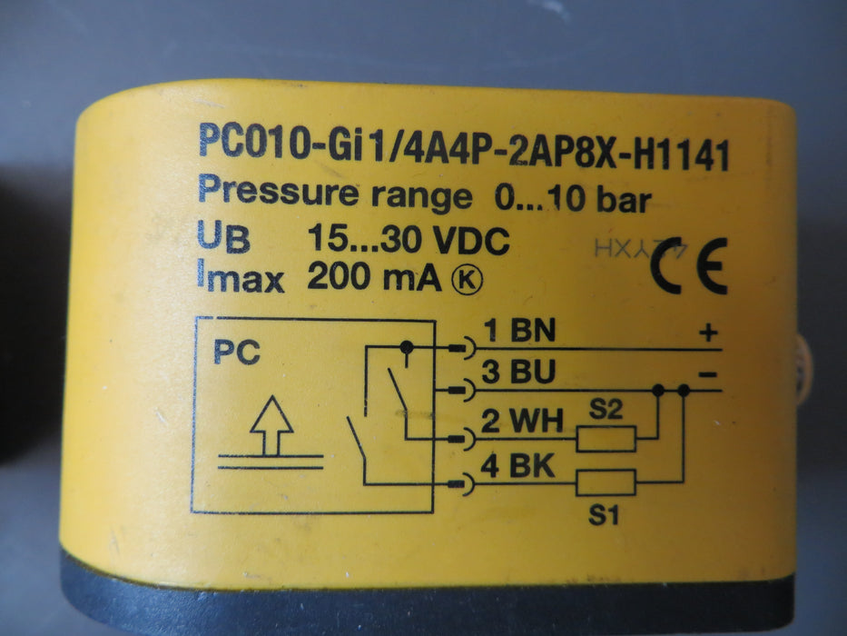 Turck PC010-GI1/4A4P-2AP8X-H1141 "Pressure switch"