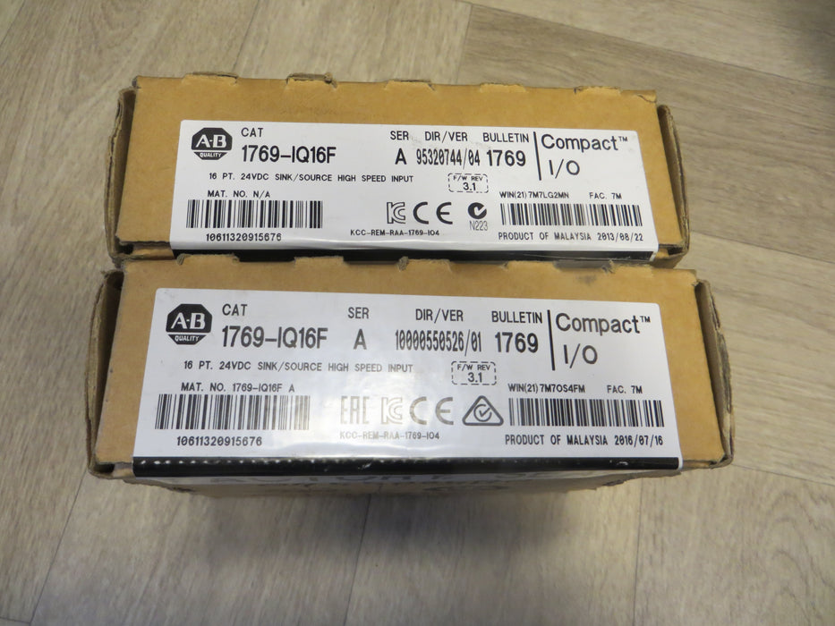 Allen Bradley 1769-IQ16F "Sinking/Sourcin"