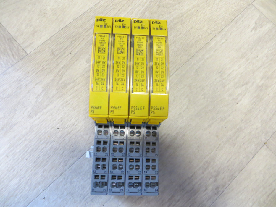 PILZ PNOZ XV3.1P 30/24VDC 3n/o 1n/c2n "Veiligheidsrelais"