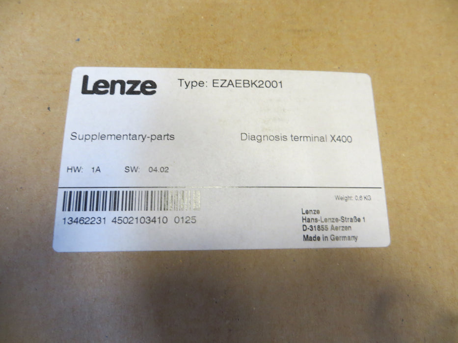 Lenze  EZAEBK2001 "Diagnosis Terminal"
