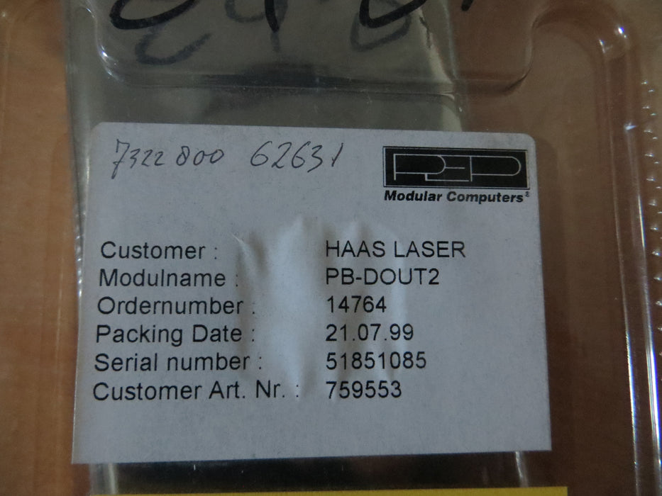 Haas Laser  PB-DOUT2  "Controller"