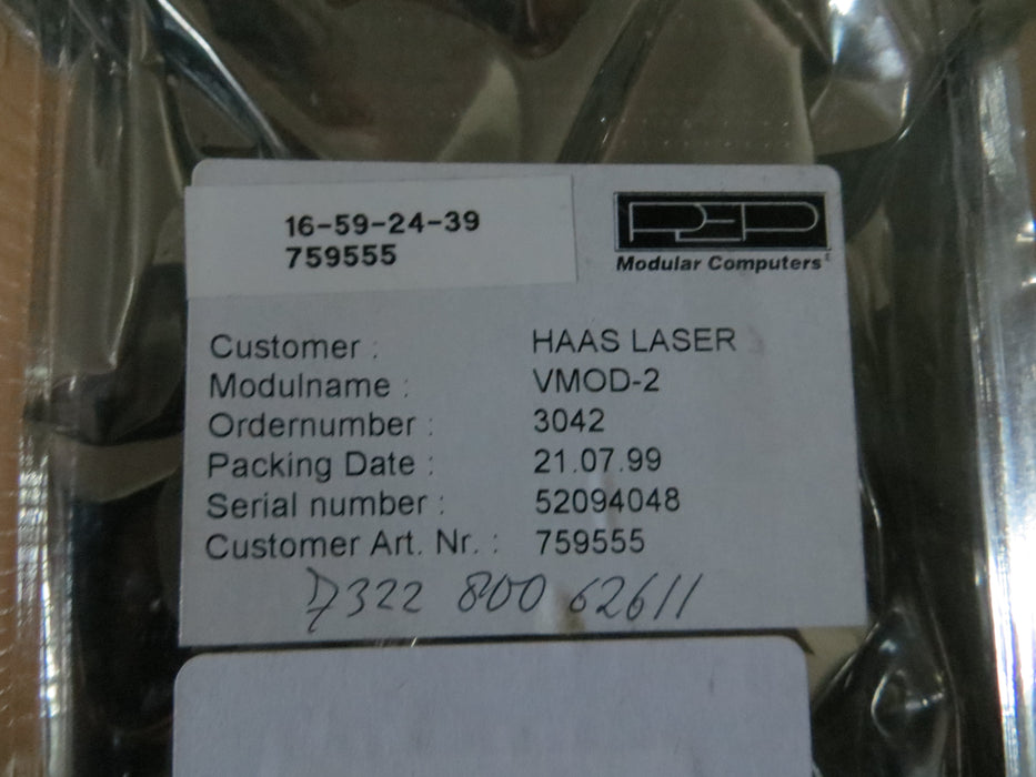 Haas Laser PB-CIO2 "Controller"