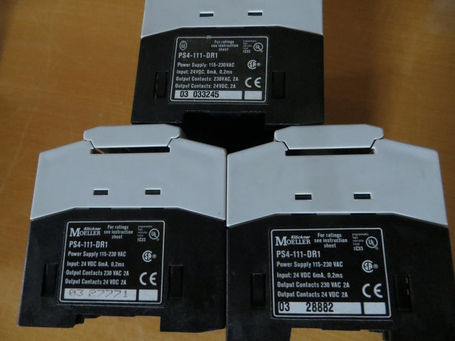 Klockner Moeller PS4-111-DR1  "PLC CPU"