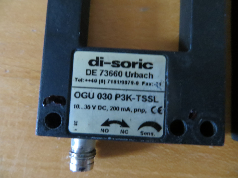 Di- Soric OGU 050 P3K-TSSL "Fork light barrier"