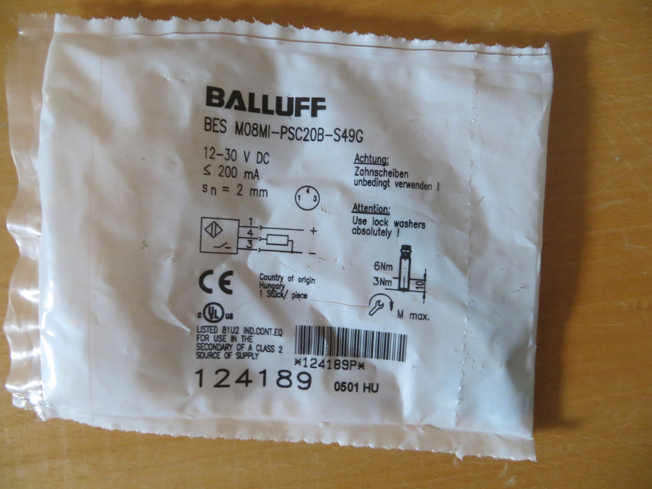 Balluff  BES MO8MI-PSC20B-S49G  "Switch"