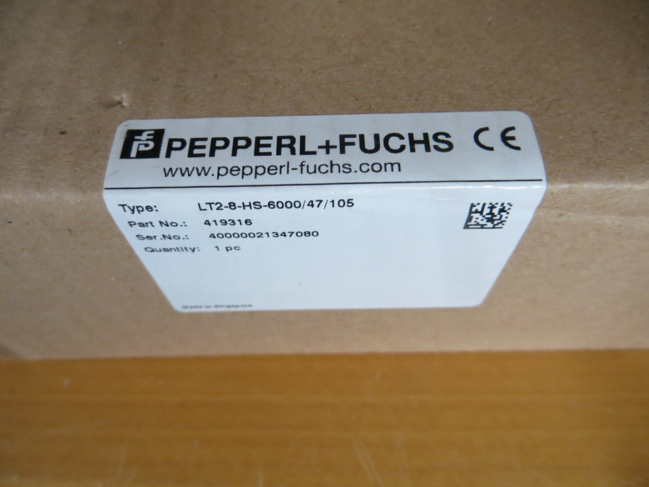 Pepperl + Fuchs LT2-8-HS-6000/47/105 "419316 Active infrared scanner"
