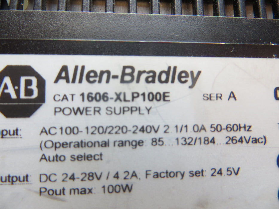 Allen Bradley 1606-XLP100E "Power supply"