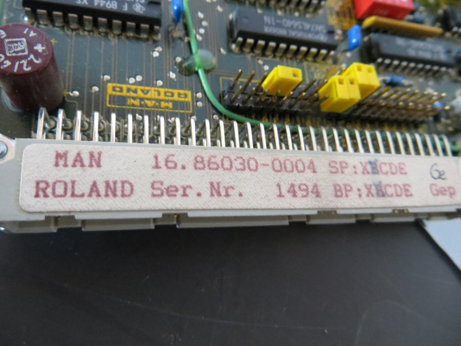 Man Roland 16.86310-3003 "Systeempaneel"