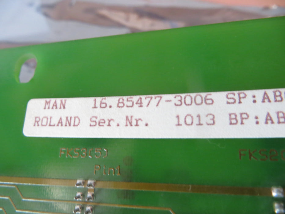 Man Roland 16.86310-3003 "Systeempaneel"