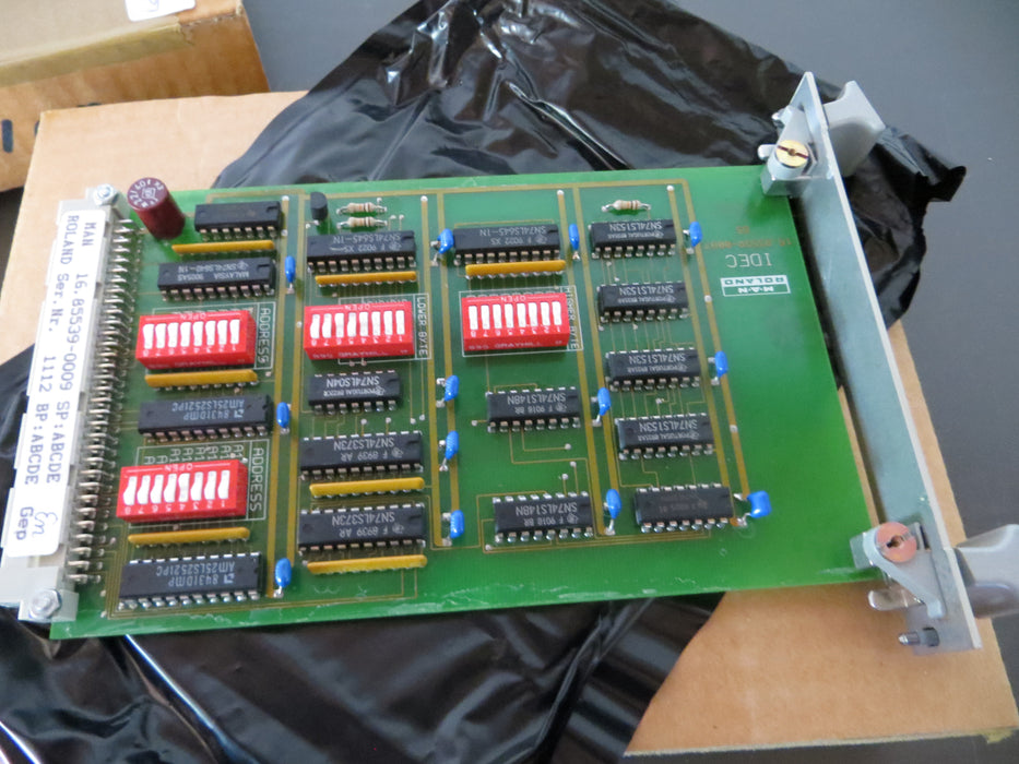 Man Roland 16.86310-3003 "Systeempaneel"