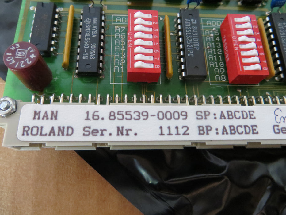 Man Roland 16.86310-3003 "Systeempaneel"