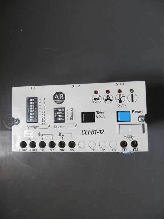 Allen Bradley CEFB1-12 "Protection relay"