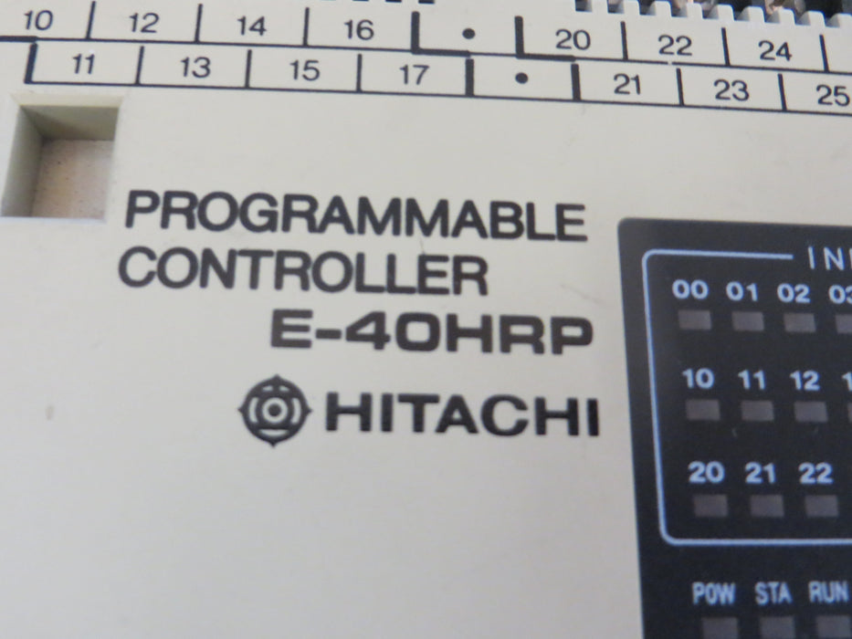 Hitachi EH-XD16 "PLC DC-ingang"