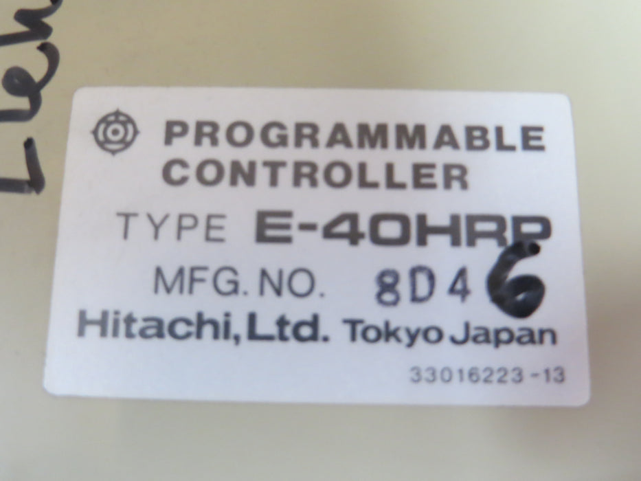Hitachi EH-XD16 "PLC DC-ingang"