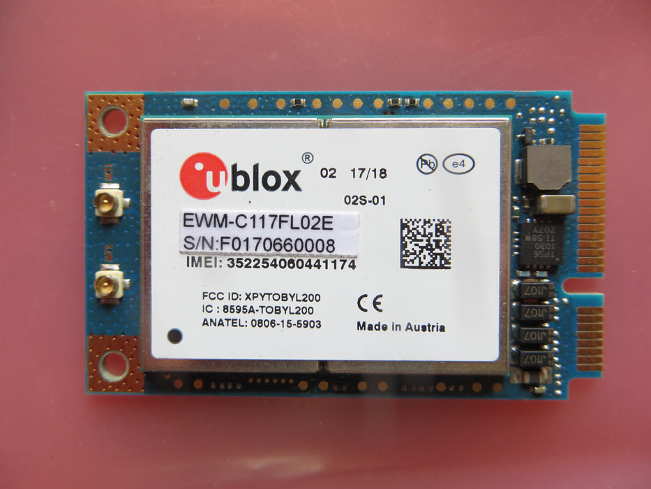U-blox EWM-C117FL02E "Communication module"