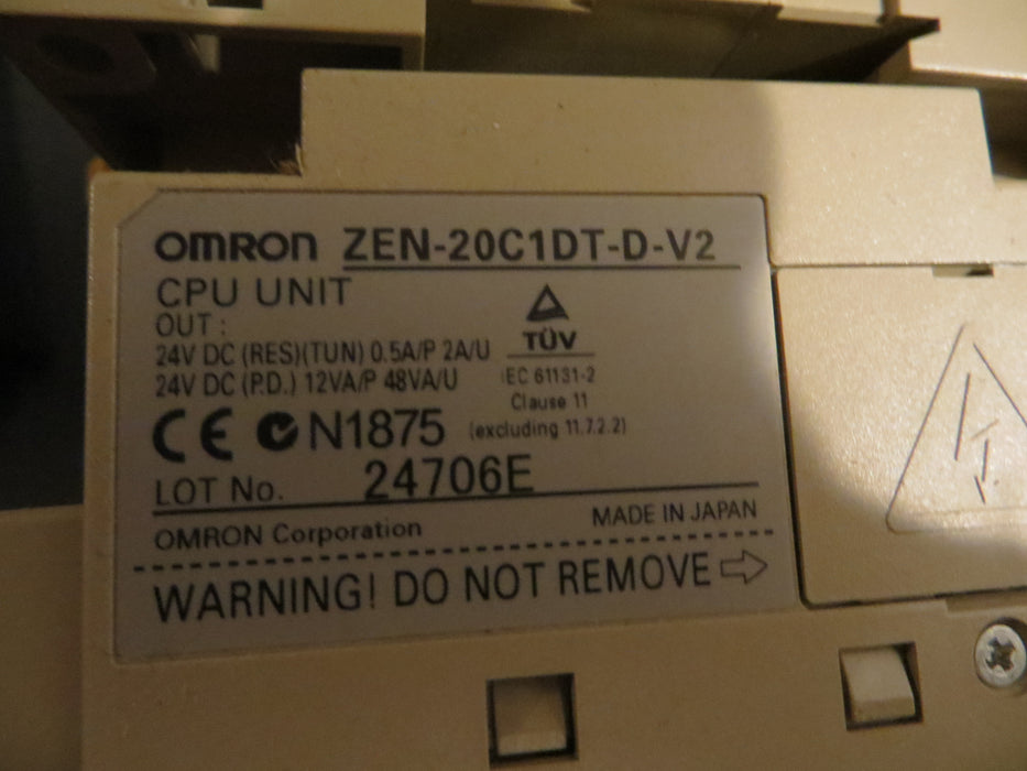 Omron ZEN-20C1DT-D-V2 "CPU unit"