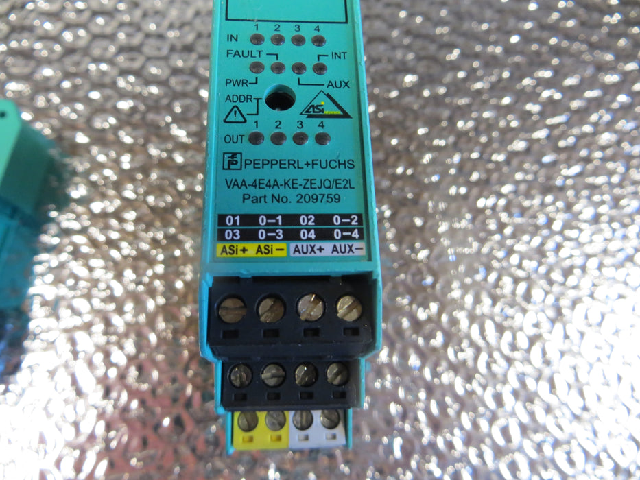 Pepperl + Fuchs VAA-4E4A-KE-ZEJQ/E2L "AS-Interface sensor/actuator module"