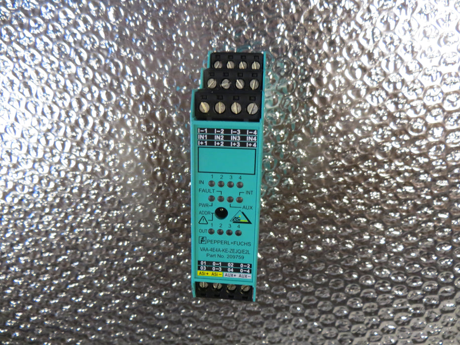 Pepperl + Fuchs VAA-4E4A-KE-ZEJQ/E2L "AS-Interface sensor/actuator module"