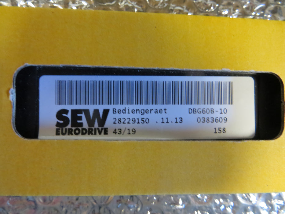 Sew  DBG60B-10 "Keypad"