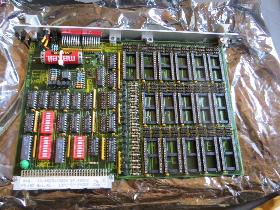 Man Roland 16.86310-3003 "Systeempaneel"