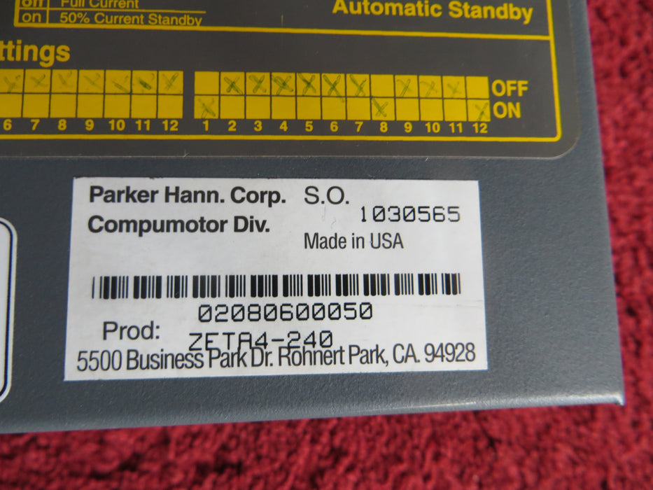 Parker ZETA4-240  "Driver"