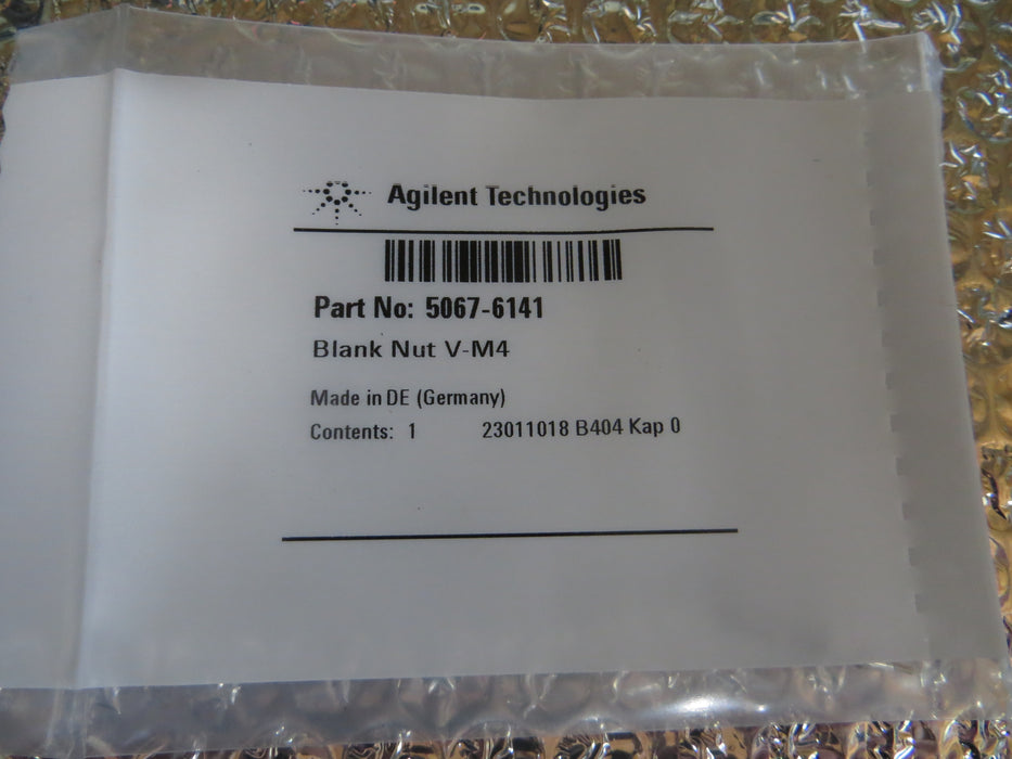 Agilent Technologies C-CHKME10 "Materiaalemissienorm"