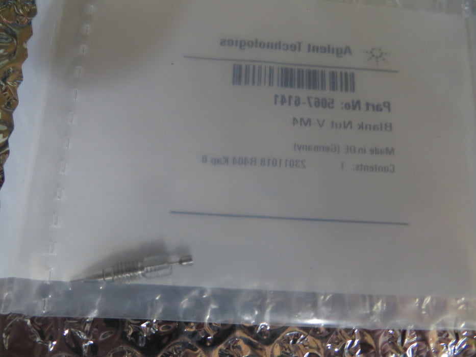 Agilent Technologies C-CHKME10 "Materiaalemissienorm"