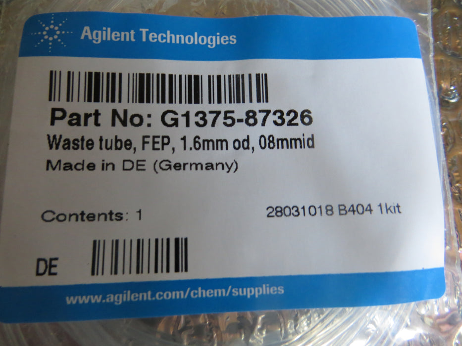 Agilent Technologies C-CHKME10 "Materiaalemissienorm"