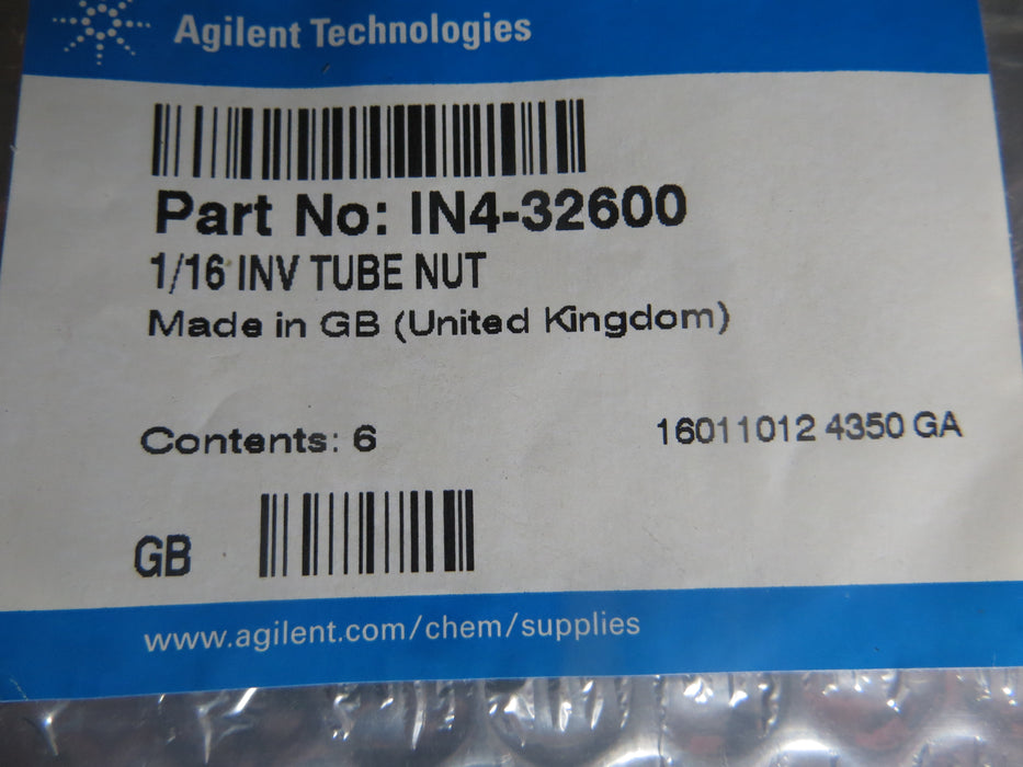 Agilent Technologies C-CHKME10 "Materiaalemissienorm"