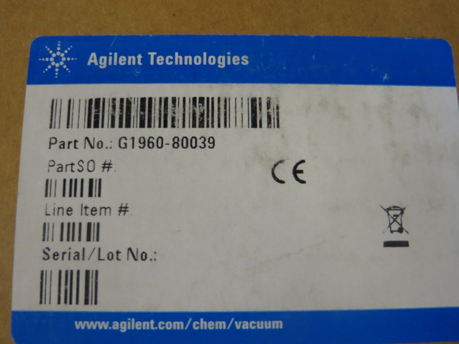 Agilent Technologies C-CHKME10 "Materiaalemissienorm"