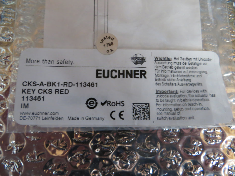 Euchner CKS-A-BK1-RD-113461 "Red key"