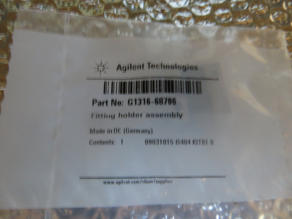 Agilent Technologies G1316-68706 "Fitting holder"