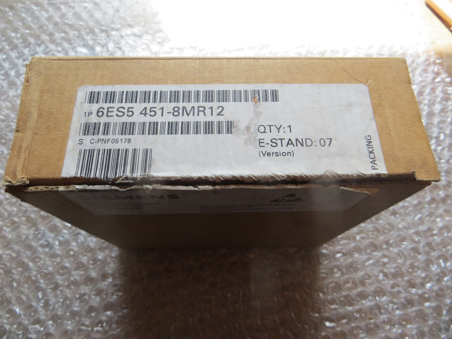 Siemens 6ES5 451-8MR12  "PLC Relay output"