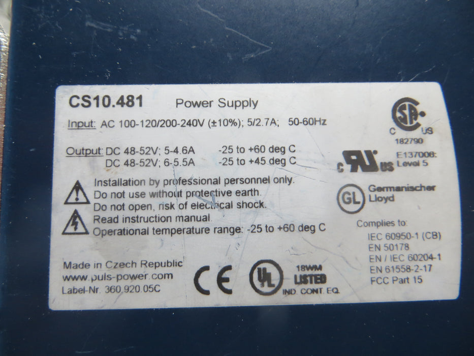PULS  CS10.481 "Power Supply"