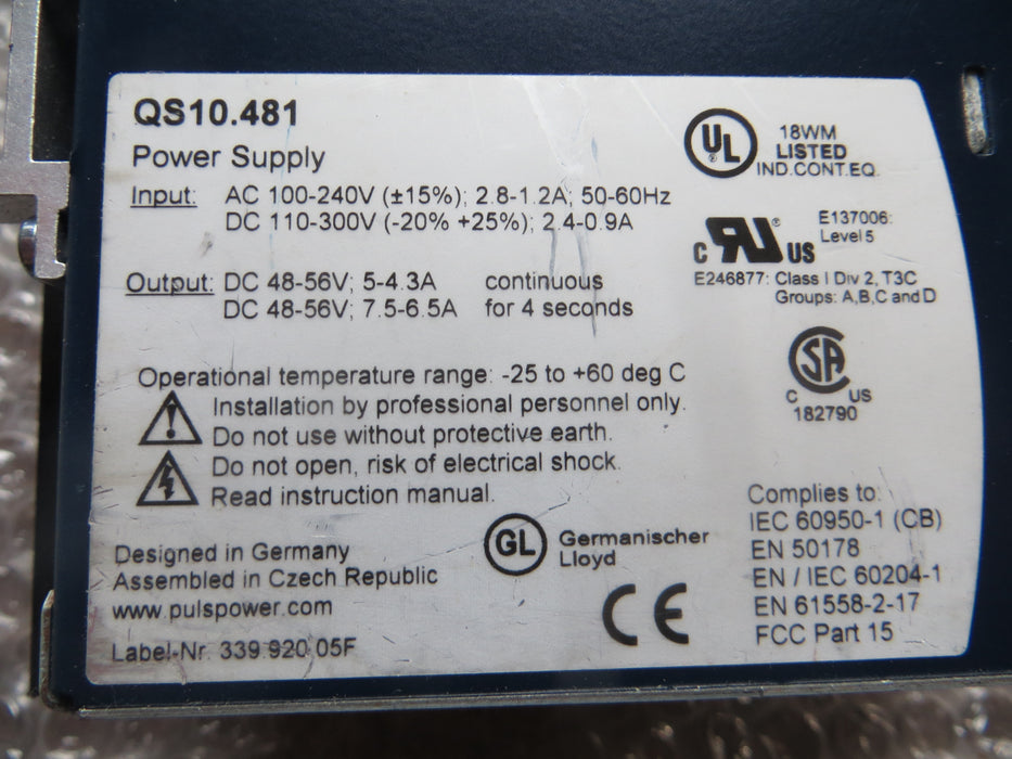 PULS  QS10.481 "Power Supply"