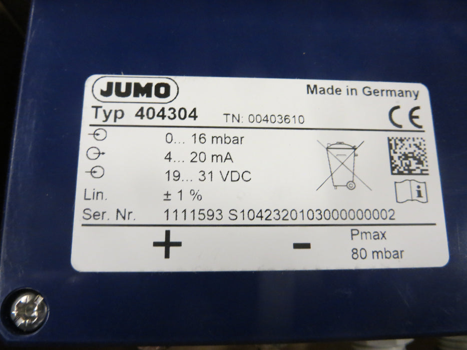 Jumo  404304  "Pressure transmitter"