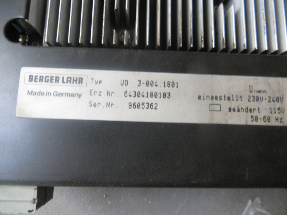 Berger Lahr  WD3-004 18-01  "Driver"