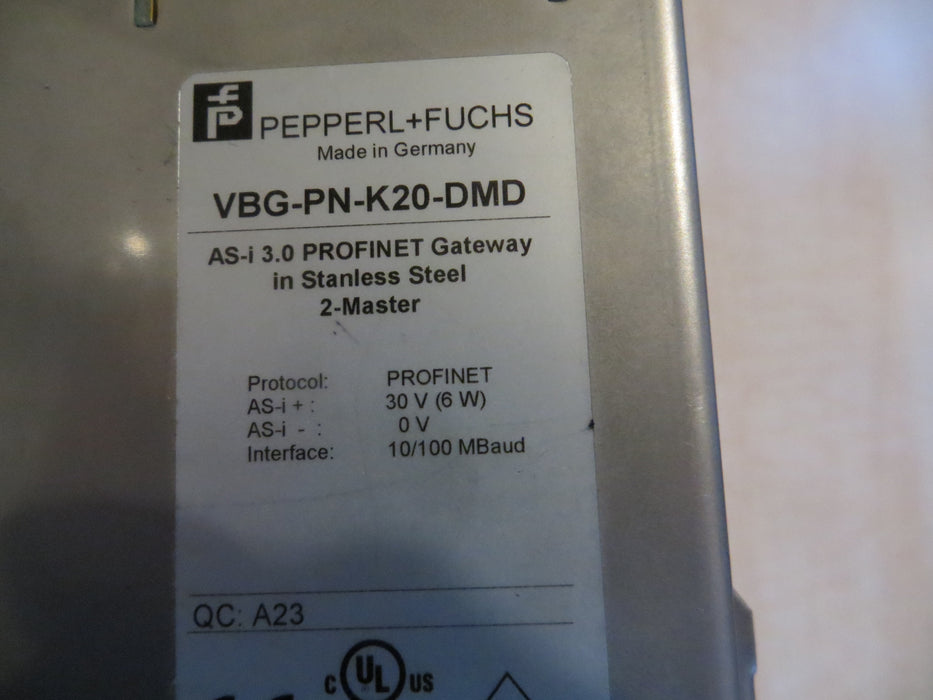 Pepperl + Fuchs  VBG-PN-K20-DMD  "Profinet Gateway"